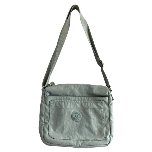 Kipling Sebastian Handbag Crossbody Shoulder Bag Women's Utility Sage Green - Picture 1 of 11